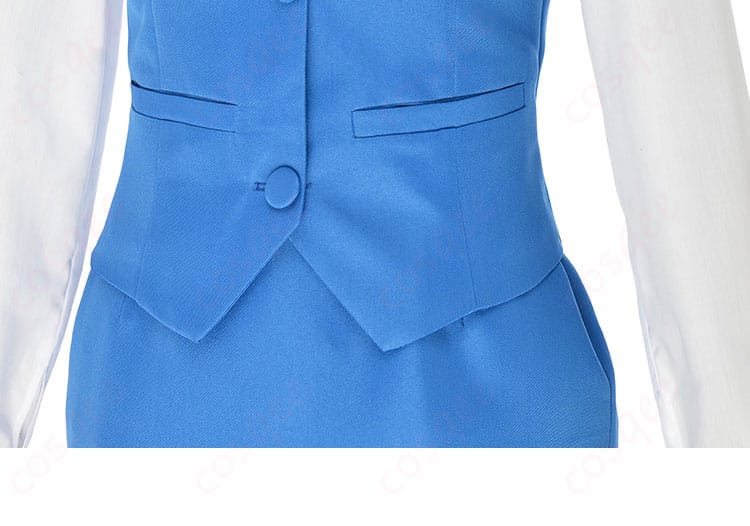 アグレッシブ烈子の烈子(レッサーパンダ)のコスプレ衣装の腰部側面ディテール。高い再現度で見どころ。