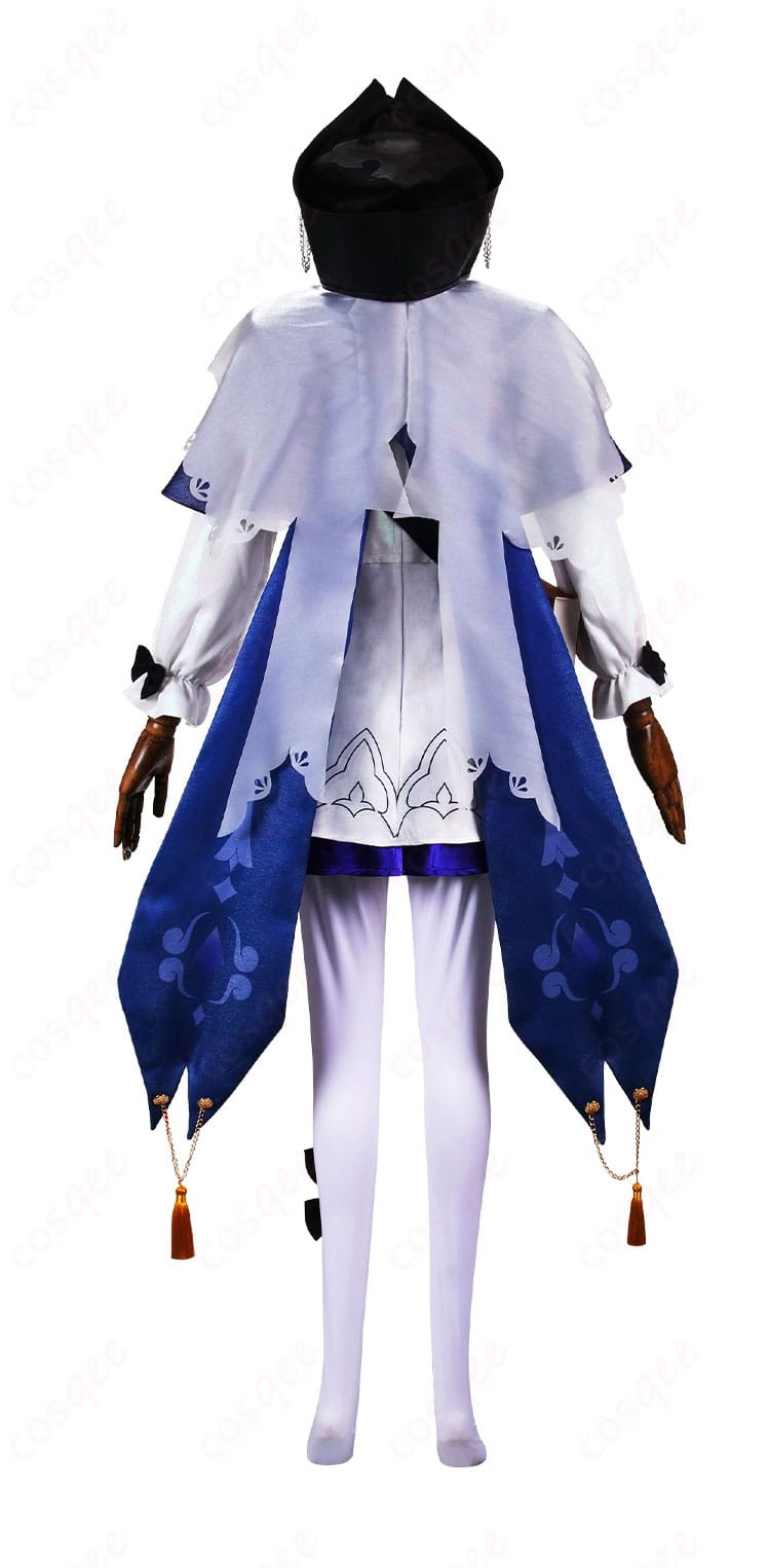 商品背面の画像、後ろから見たスクライブ・デブラのコスプレ衣装