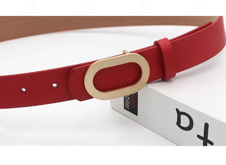 化野乙 コスプレ衣装の腰ベルトの細部画像。ベルトのデザインとクオリティが際立っています。