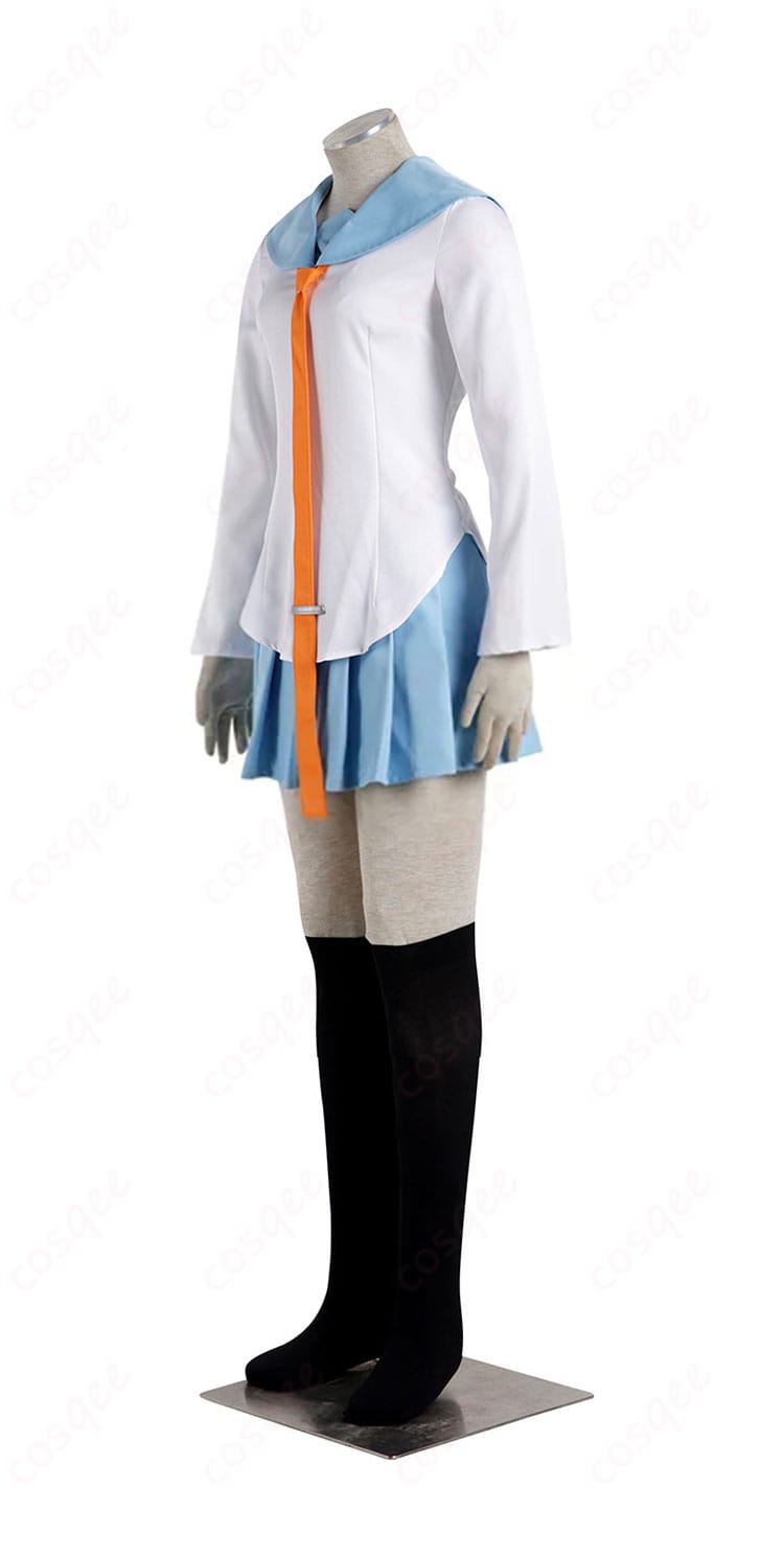 桐崎千棘 コスプレ衣装の側面図、衣装のシルエットがよく分かる角度