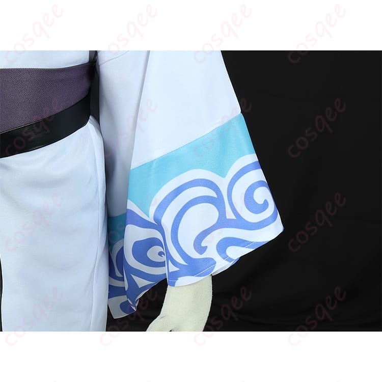 銀魂 坂田銀時 子供用コスプレ衣装 和装モダンで写真映えする着こなし - 5枚目の画像