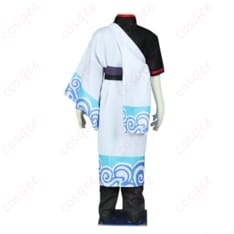 銀魂 坂田銀時 子供用コスプレ衣装 和装モダンで写真映えする着こなし - 3枚目の画像（サムネイル）