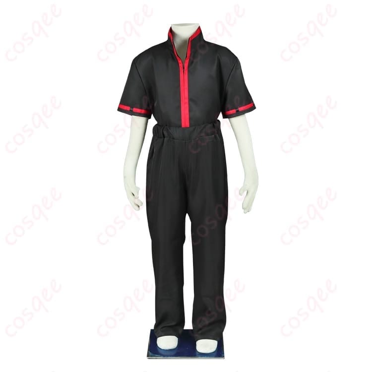 銀魂 坂田銀時 子供用コスプレ衣装 和装モダンで写真映えする着こなし - 4枚目の画像