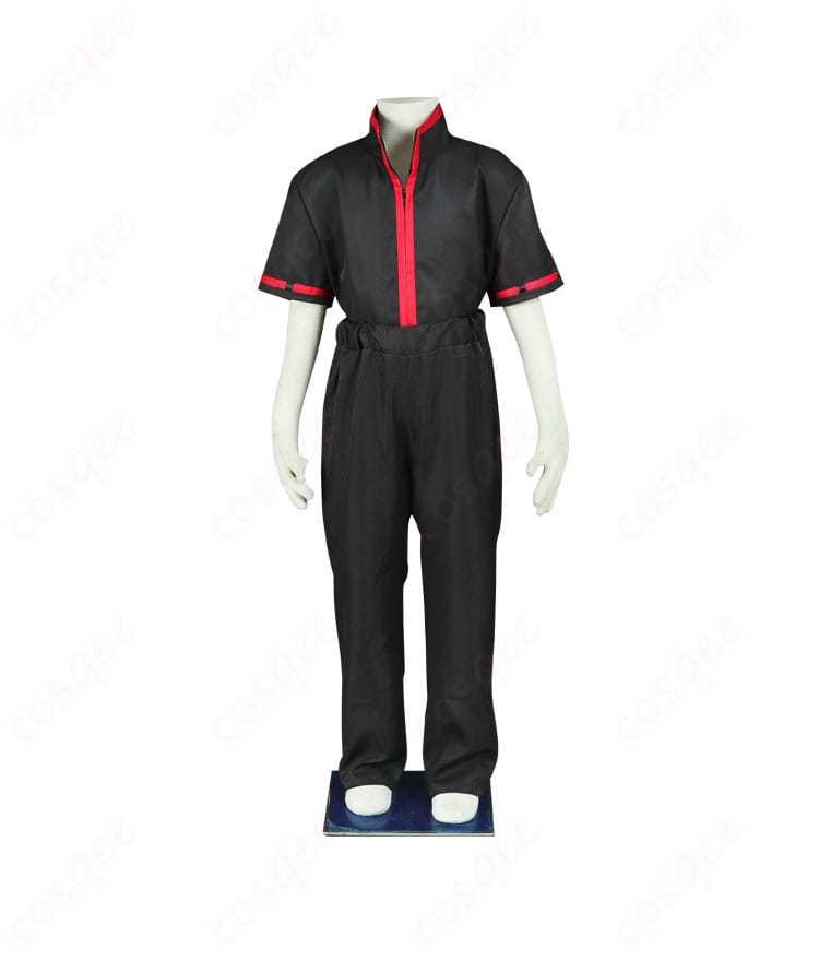 坂田銀時 コスプレ衣装 内搭短袖前面ディテール(コスプレ衣装のディテール)