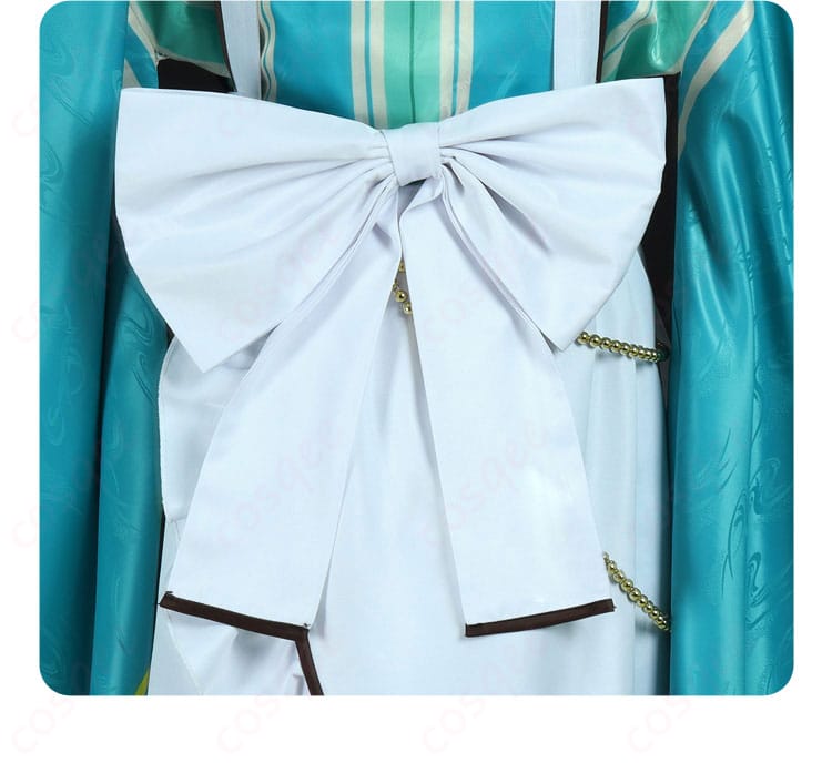 紫之創コスプレ衣装の背中にある蝶結びの装飾