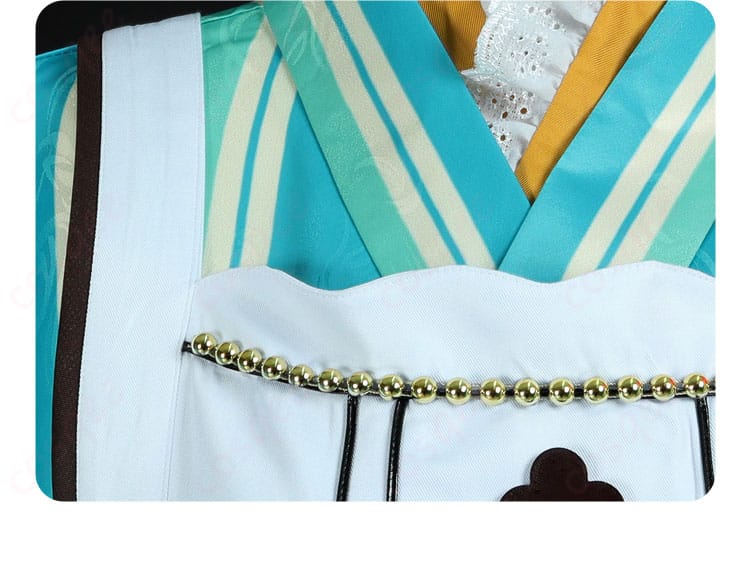 紫之創コスプレ衣装の左胸部分の装飾