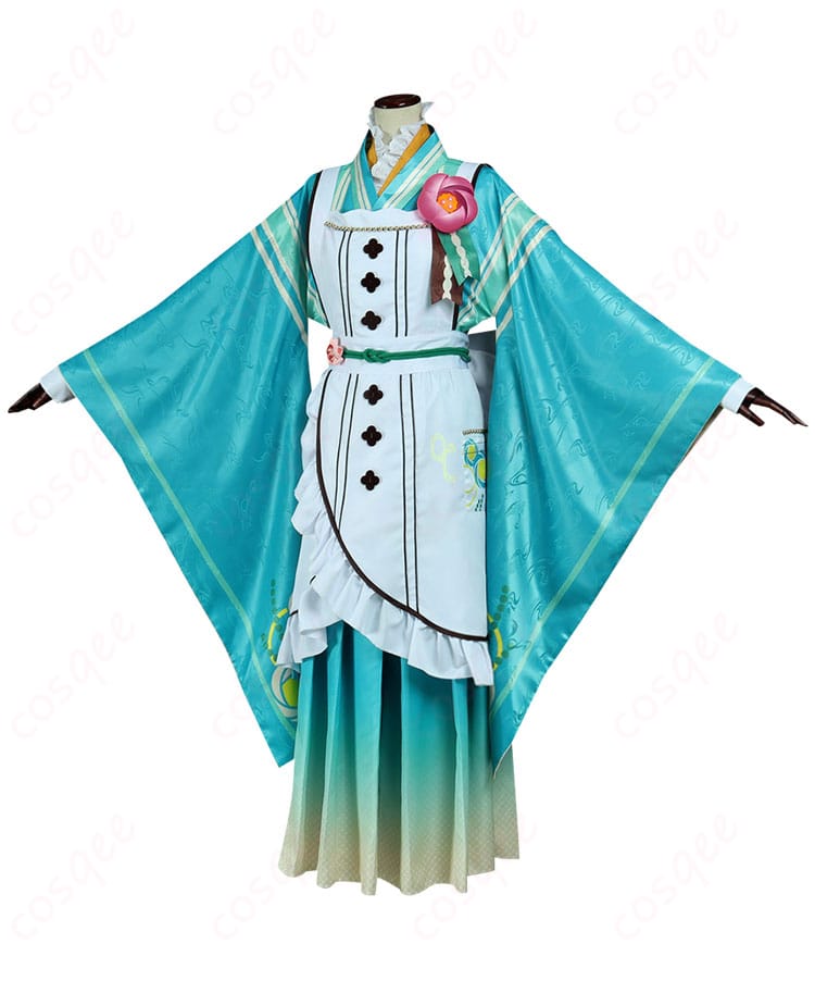 紫之創コスプレ衣装の側面から見たデザイン