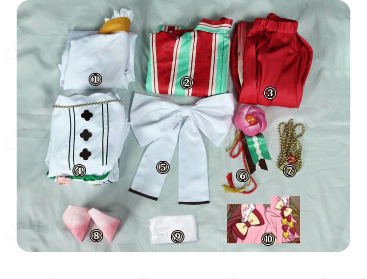 あんさんぶるスターズ!! 姫宮桃李 コスプレ衣装 セット内容、衣装に含まれるアイテムを全て表示