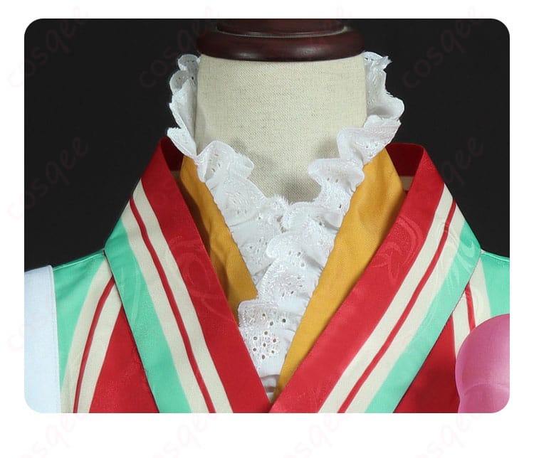 あんさんぶるスターズ!! 姫宮桃李 コスプレ衣装 服装領口装飾、繊細な刺繍が施された美しいネックライン