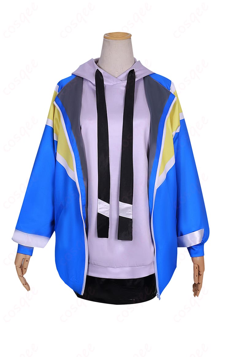 夜のクラゲは泳げない 山ノ内花音 コスプレ衣装の正面画像。美しい刺繍と高い再現度で、衣装のディテールがしっかりと表現されています。