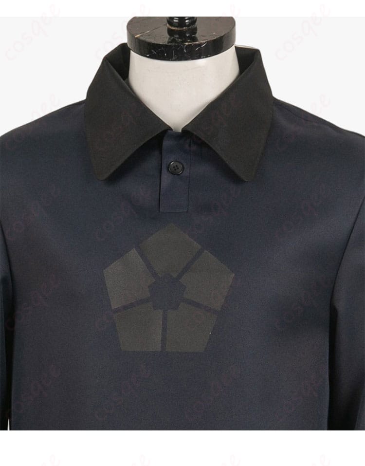 凪誠士郎 コスプレ衣装 前胸装飾詳細 - 花模様や徽章のディテール