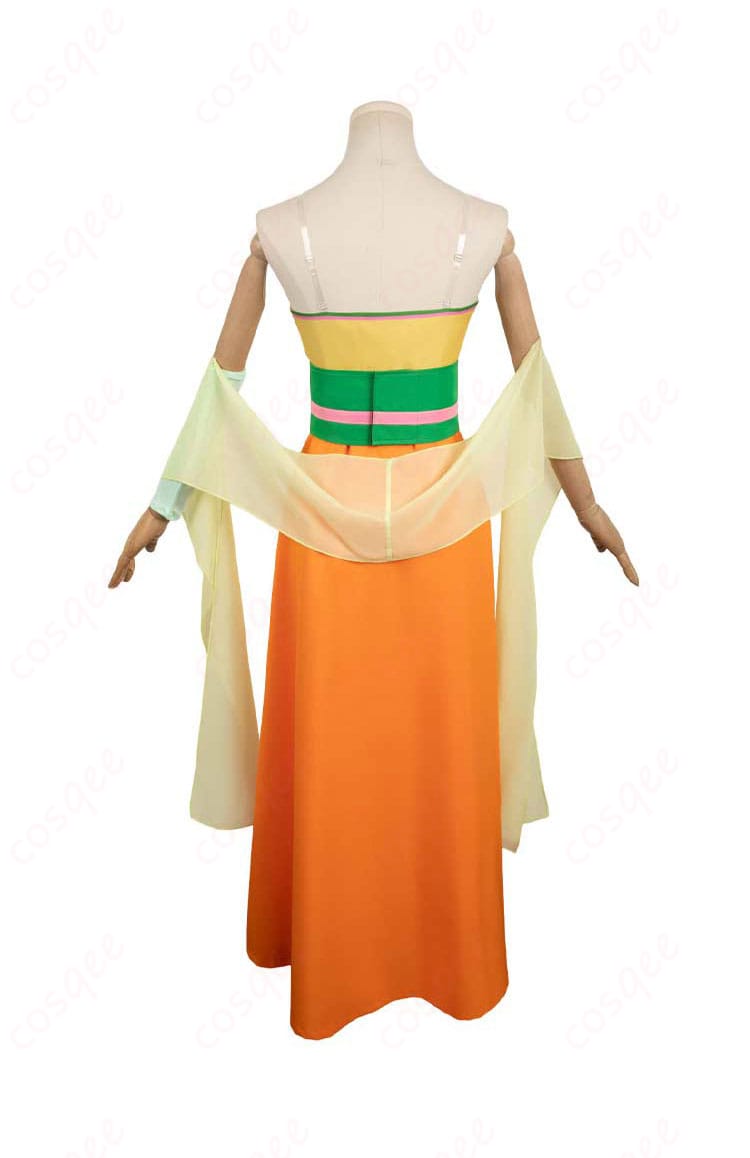 薬屋のひとりごと 猫猫(マオマオ)コスプレ衣装の背面画像。背中部分のディテールにも注目。