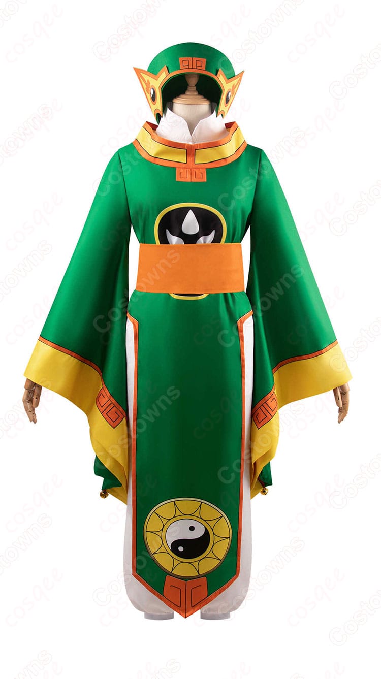 李小狼の戦闘服コスプレ衣装の正面詳細。