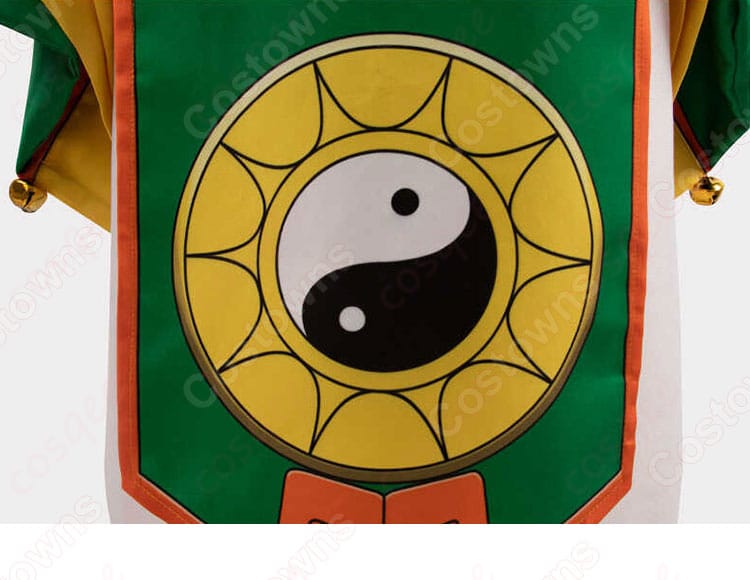 戦闘服の衣摆部分の装飾ディテール、リアルな仕上がり。