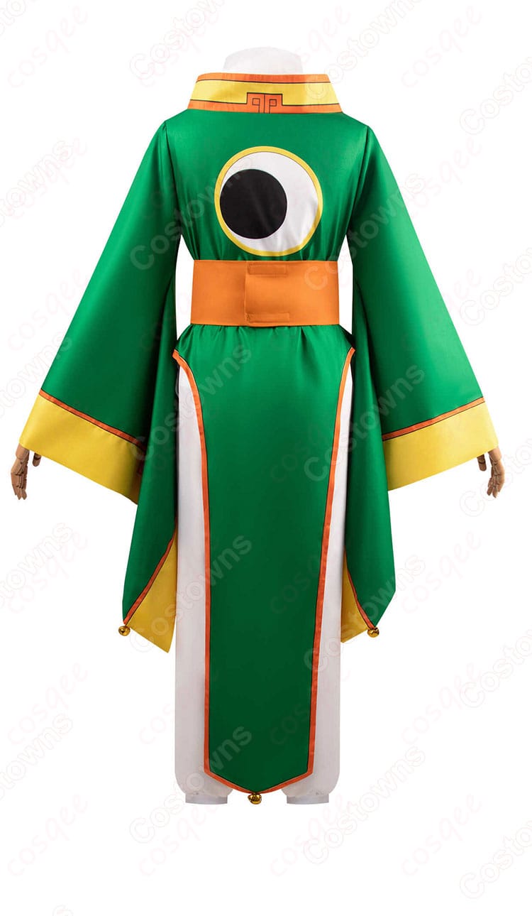 背面から見た李小狼のコスプレ衣装。