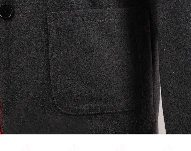 コスプレ衣装の衣袋部分のディテール。仕立てや縫い目、ポケットのデザインがしっかりと描かれています。