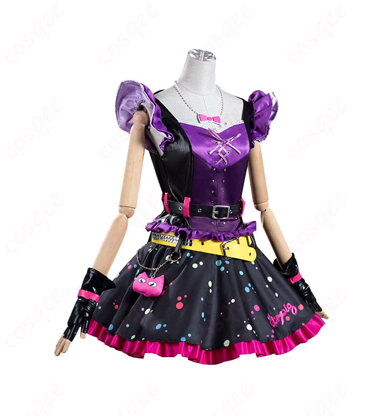 アイカツオンパレード! 星宮いちご スイートデビル コスプレ衣装 右側面図