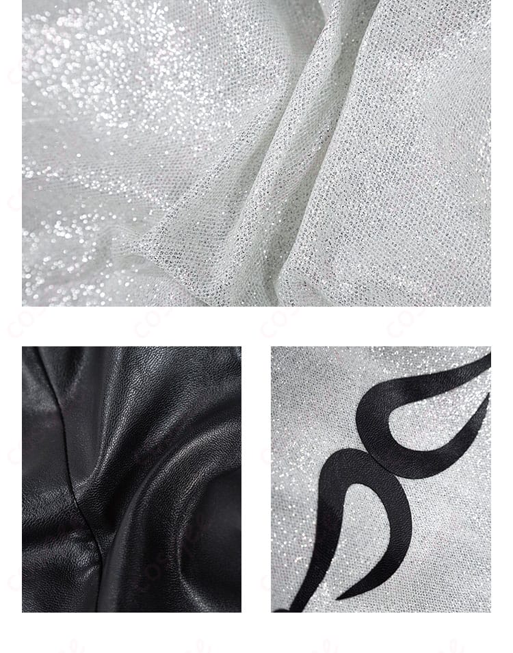 衣襟部分の装飾ディテール。細かな装飾が施された衣襟。