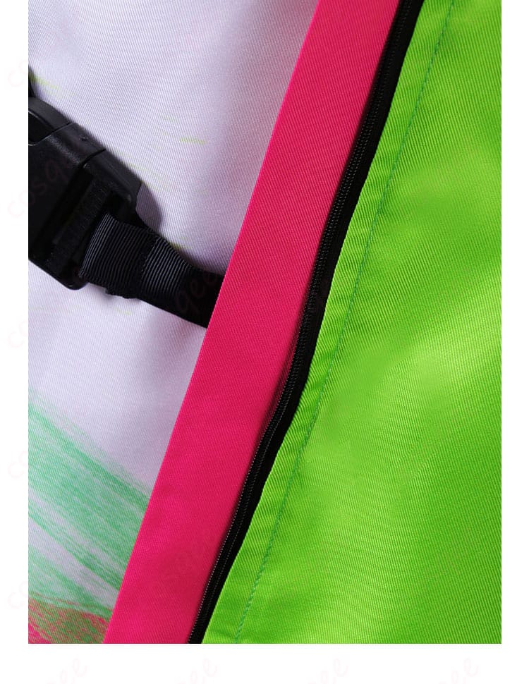 アキ・ローゼンタール コスプレ衣装、門襟の装飾ディテール、ホロライブ