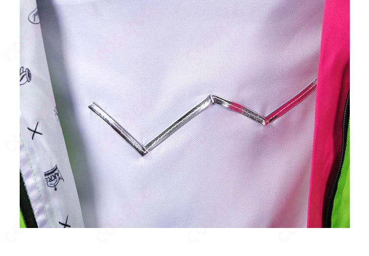 アキ・ローゼンタール コスプレ衣装、腰間の装飾ディテール、ホロライブ