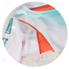 椎名ニキ ドリフトアイランド風コスプレ衣装 南国カラーと小物で写真映えを狙える一着 - 4枚目の画像（サムネイル）