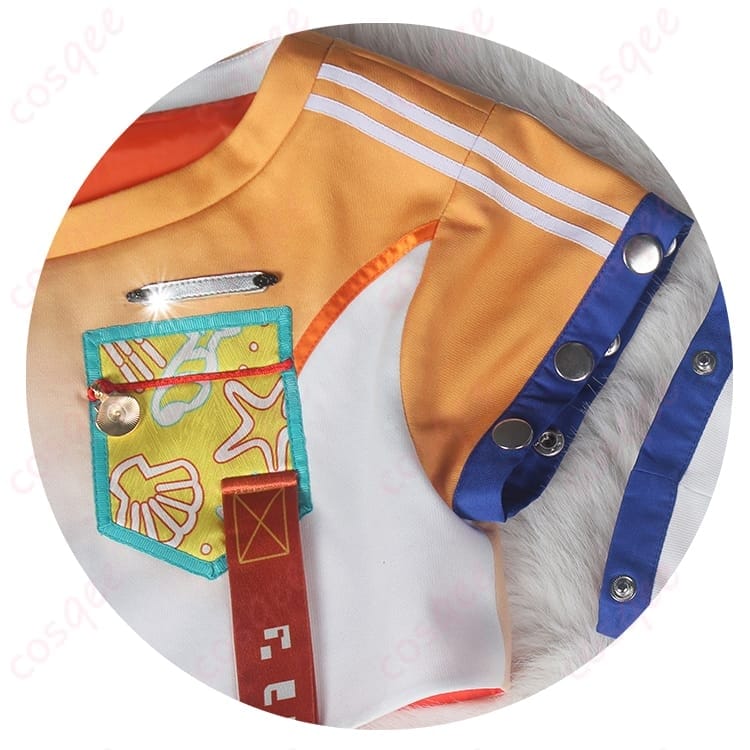 椎名ニキ ドリフトアイランド風コスプレ衣装 南国カラーと小物で写真映えを狙える一着 - 5枚目の画像