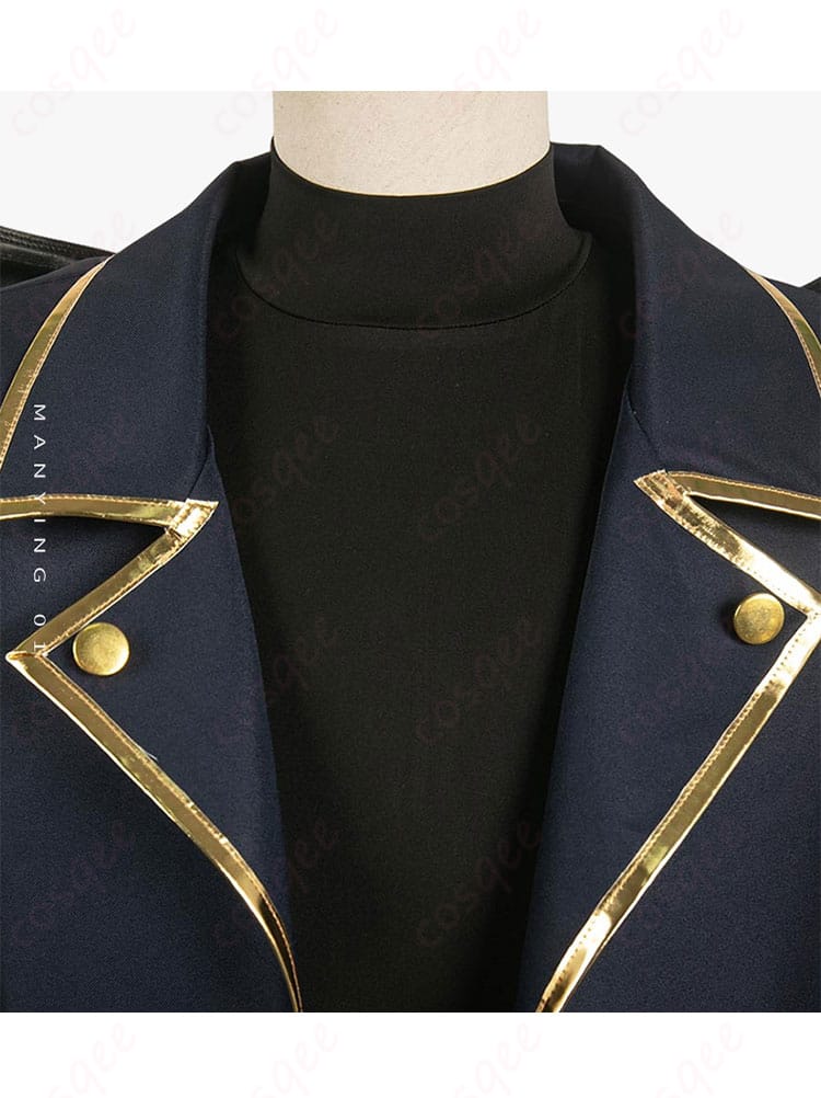 御影玲王 悪魔 コスプレ衣装 衣領装飾 ディテール 高精度再現