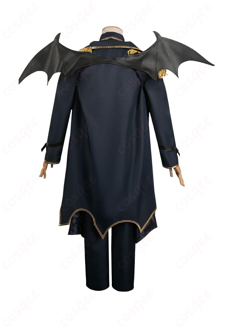 ブルーロック 凪誠士郎 悪魔 コスプレ衣装の背面画像。背中のデザインと羽のディテールが特徴。