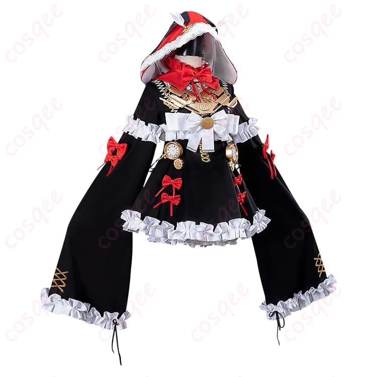 PGR 21号 機械仕掛けの赤頭巾 コスプレ衣装 赤黒コントラストで映える本格セット - 2枚目の画像