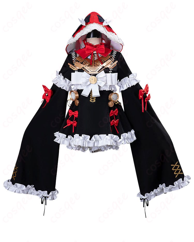 パニシング:グレイレイヴン 21号・XXI コスプレ衣装の正面画像。衣装の高い再現度と完璧なディテールが魅力。