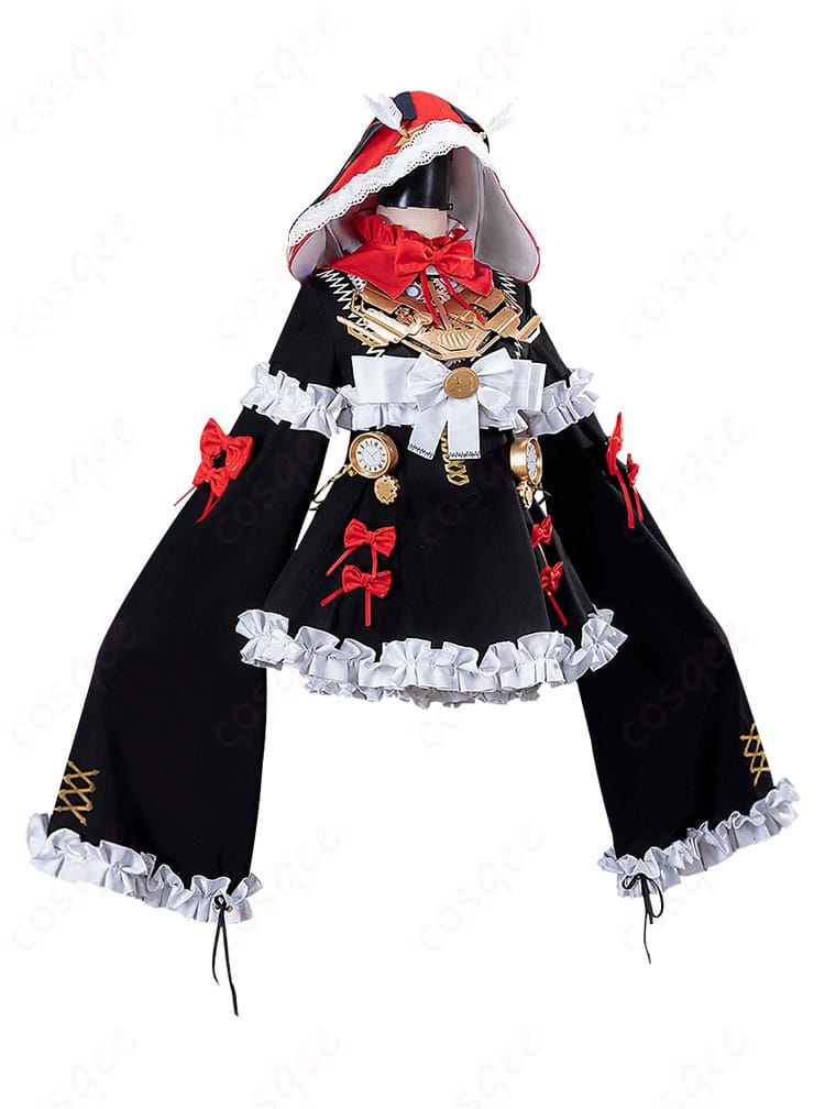 パニシング:グレイレイヴン 21号・XXI コスプレ衣装の側面画像。スムーズなシルエットと細部をしっかり確認。