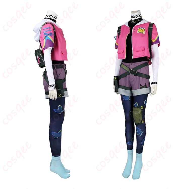 VALORANT クローヴのダークストリート感を纏うコスプレ衣装｜細部充実で写真映え - 2枚目の画像