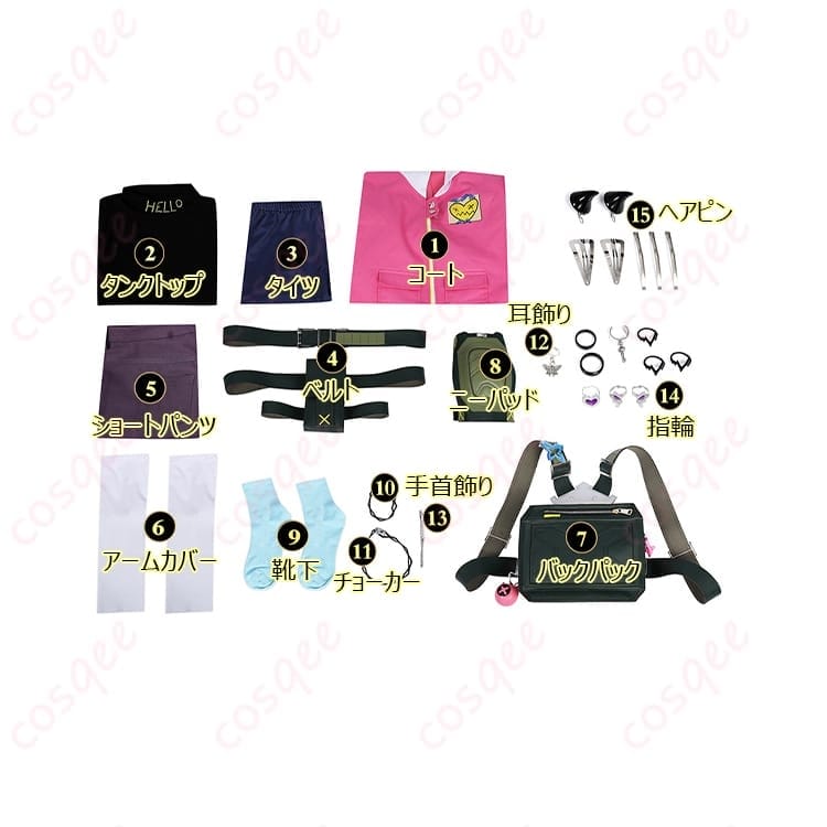 VALORANT クローヴのダークストリート感を纏うコスプレ衣装｜細部充実で写真映え - 6枚目の画像