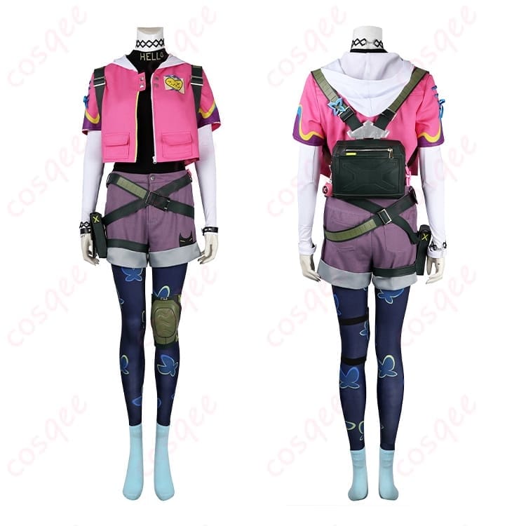 VALORANT クローヴのダークストリート感を纏うコスプレ衣装｜細部充実で写真映え - 1枚目の画像