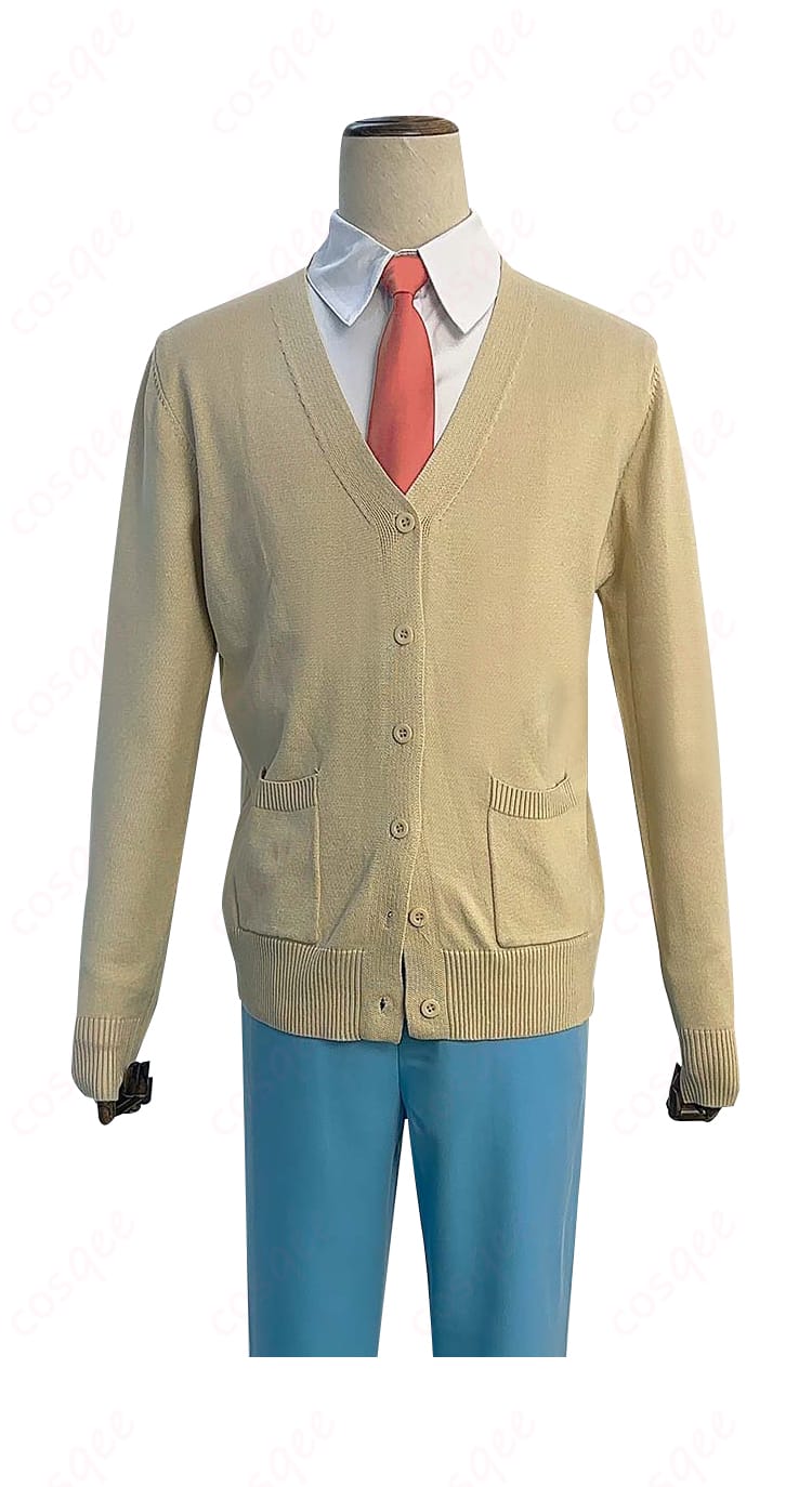 スキップとローファー 志摩聡介のコスプレ衣装、シャツの前面ディテール