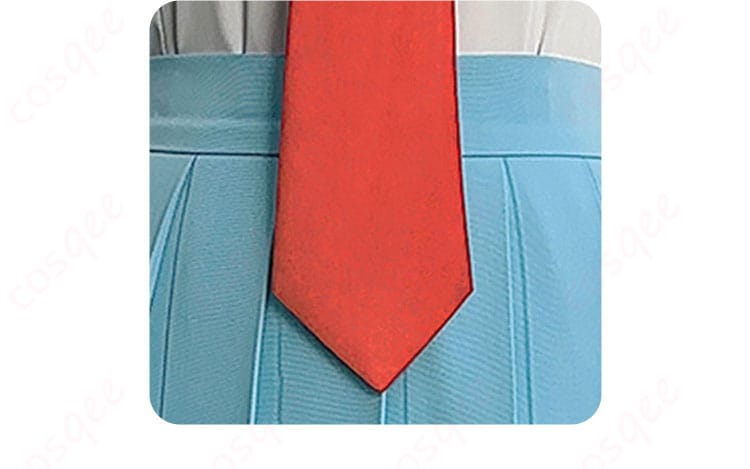 岩倉美津未コスプレ衣装の腰部ディテール、ベルトと装飾