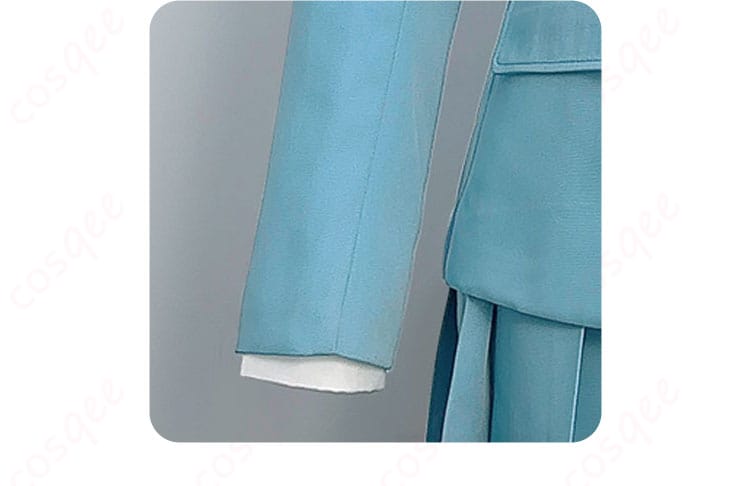 コスプレ衣装の袖部分のディテール、優れた縫製と仕上げ