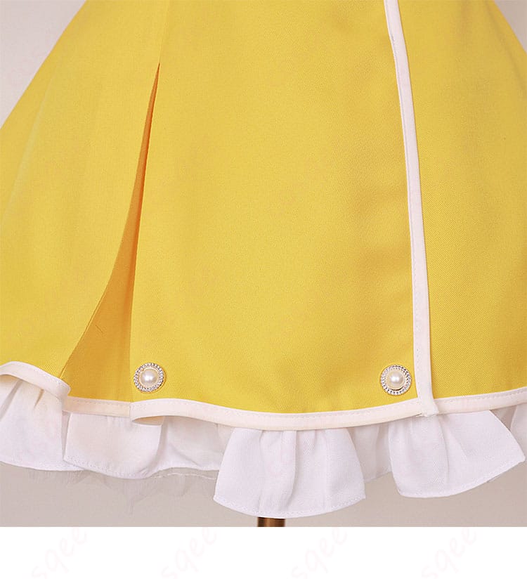 魔法少女にあこがれて 天川薫子 コスプレ衣装 スカート裾装飾 - 魔法少女の魅力を引き立てるデザイン