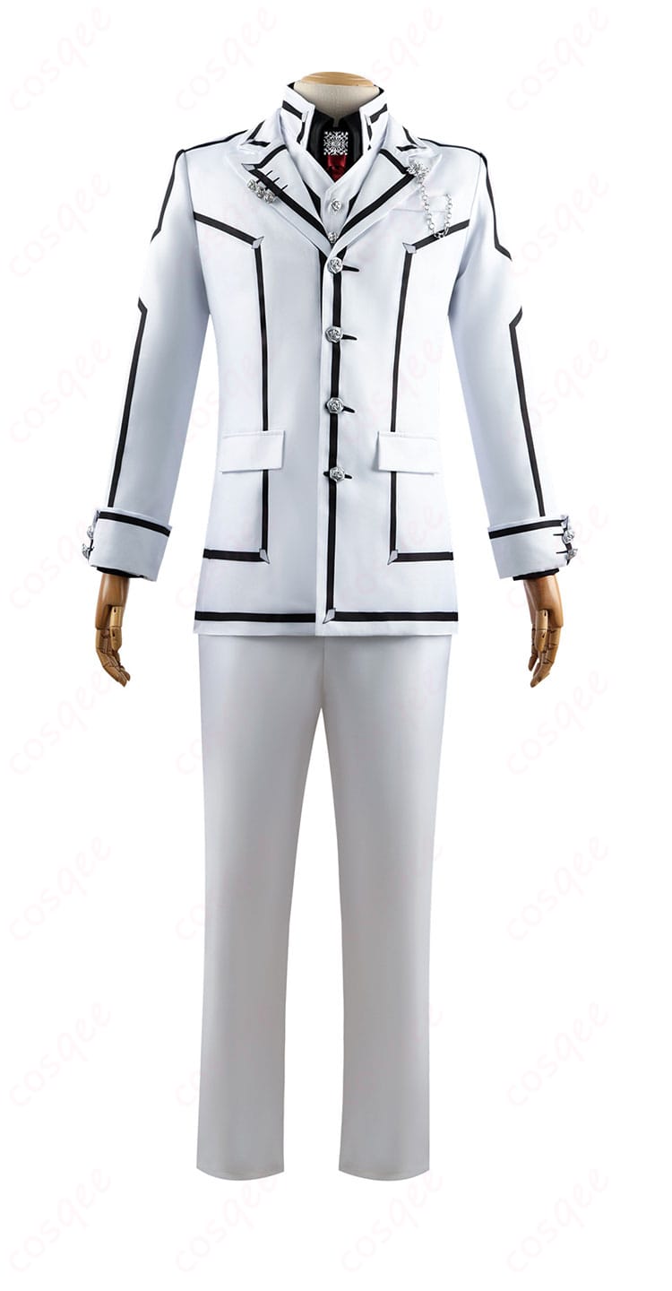 ヴァンパイア騎士 玖蘭枢 コスプレ衣装の正面ビュー。クオリティの高いディテールが一目でわかります。