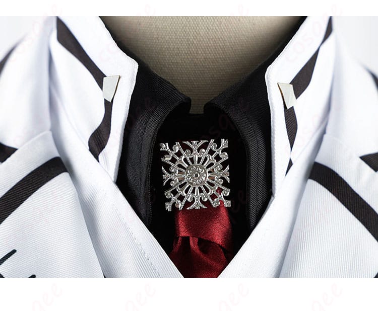 ヴァンパイア騎士 玖蘭枢 コスプレ衣装のネクタイ装飾。精緻なデザインが魅力的です。