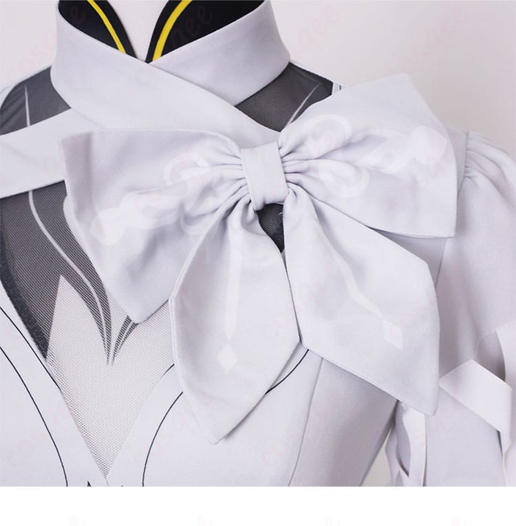 「ダリア」コスプレ衣装の領結装飾ディテール – 高忠実度再現