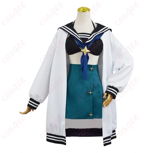 魔法少女にあこがれて 阿古屋真珠のアイドル衣装で爽やかに映える一着