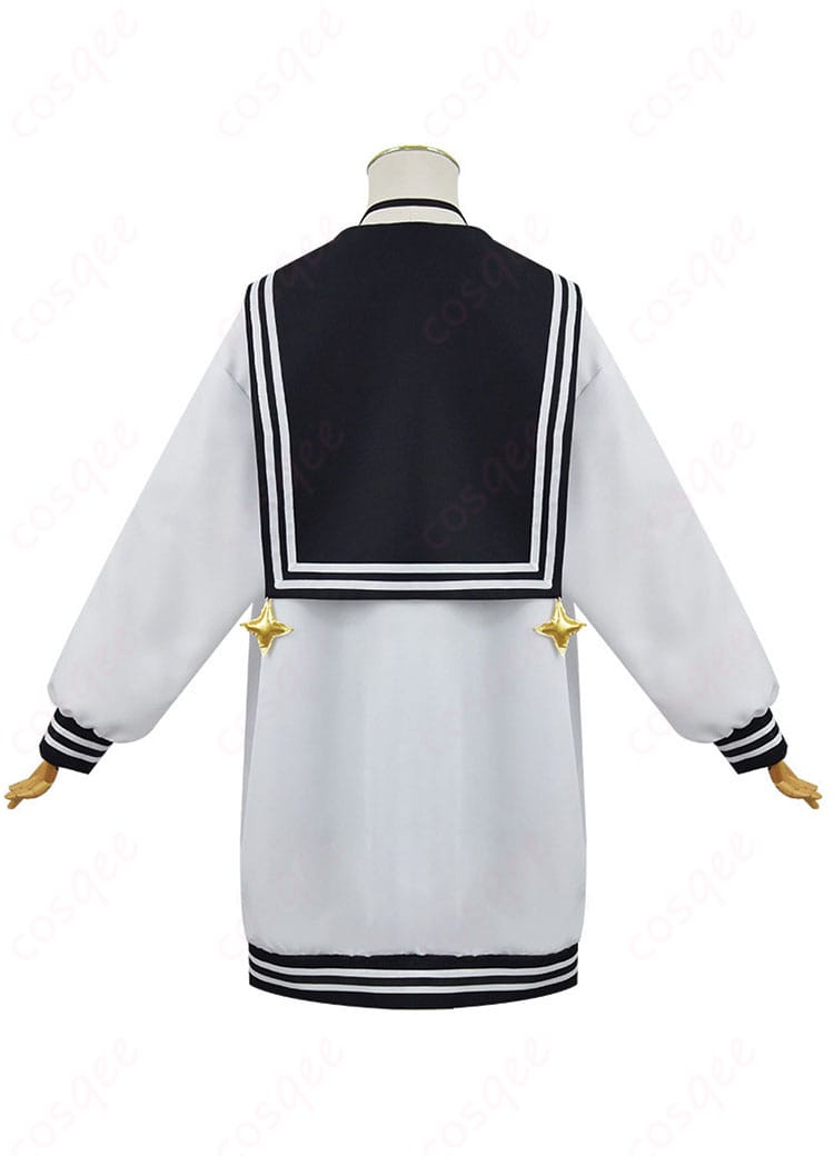 背面デザイン画像、阿古屋真珠(ロコムジカ)のアイドル衣装の再現された背面。