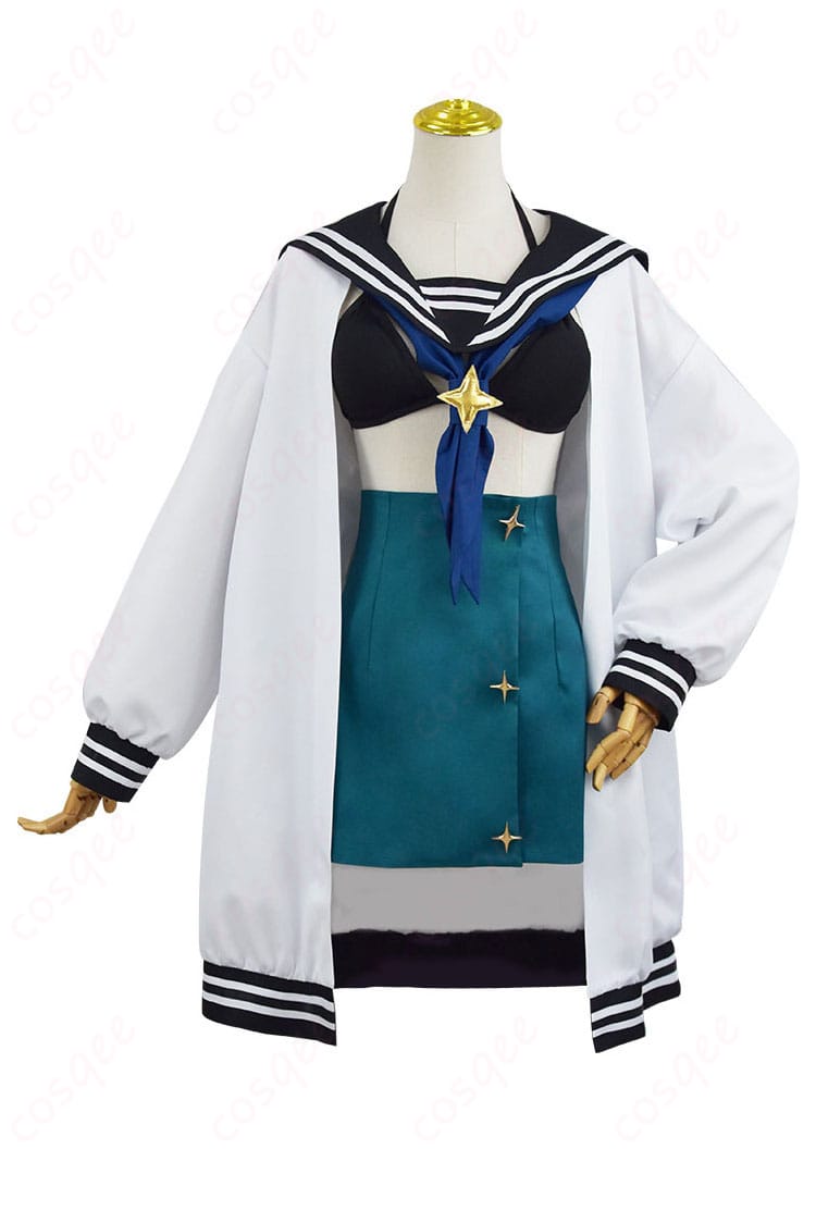 アイドル衣装「魔法少女にあこがれて」の正面デザイン画像、キャラクターの魅力が引き出された衣装。