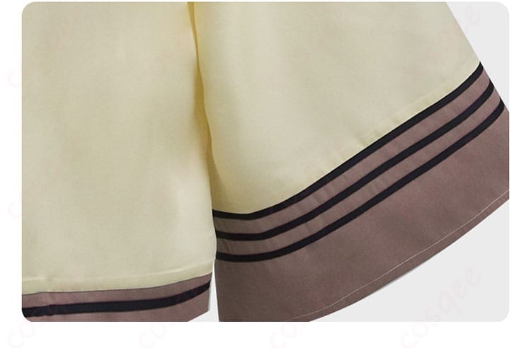 ゼーリエのコスプレ衣装の袖の装飾ディテール。細やかな縫製とデザインが光ります。