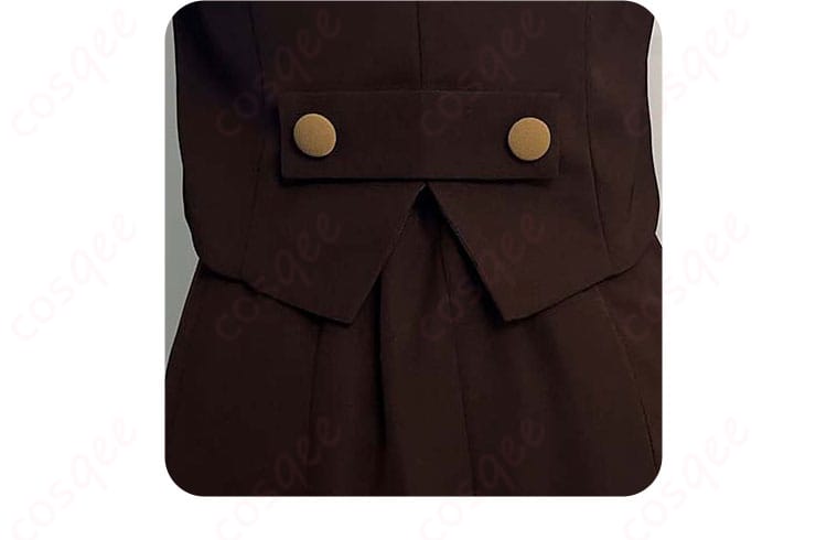 黄前久美子のコスプレ衣装の腰間装飾。細部まで丁寧に仕上げられたデザインが特徴。