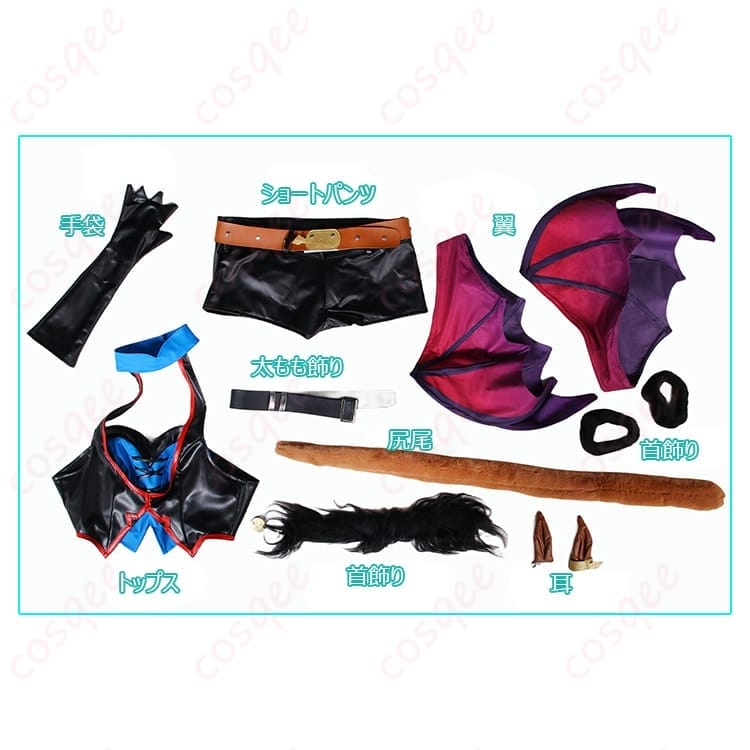 ウマ娘 メジロパーマー 月下の悪魔ちゃん♪ コスプレ衣装 軽やかで動きやすく写真映えする一着 - 5枚目の画像