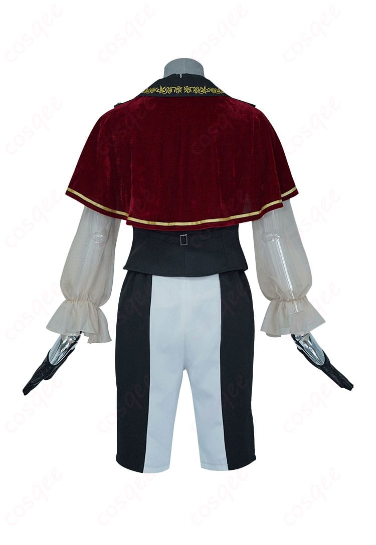 商品背面の全体像。バンドリ!キャラクターの衣装の後ろ姿を表示。