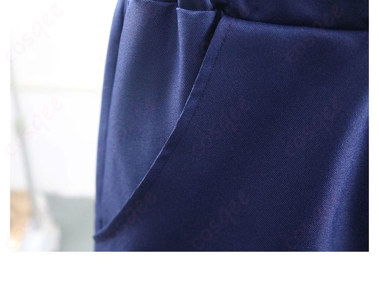 究極メカ丸 コスプレ衣装のパンツのポケットの詳細。リアルなディテールで、機能性も抜群。