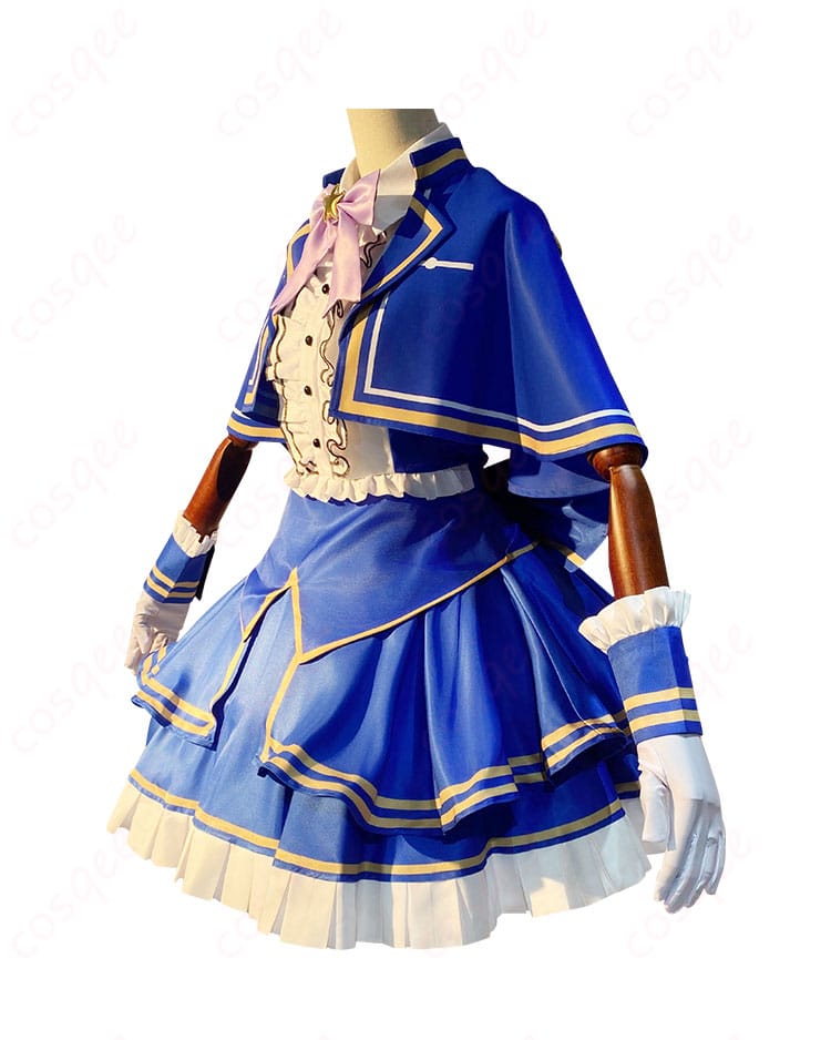 プリパラ 真中らぁら コスプレ衣装 右側面画像 細部まで丁寧に作られた衣装、コスプレイベントに最適!